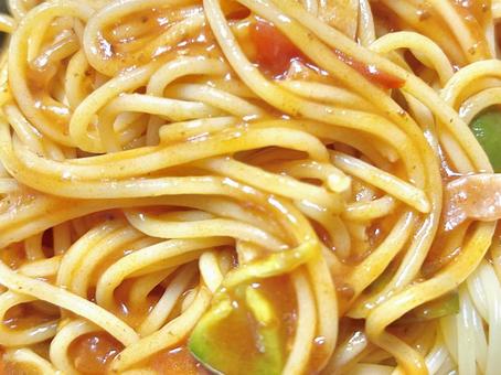 スパゲッティ　背景 スパゲッティ,パスタ,洋食の写真素材