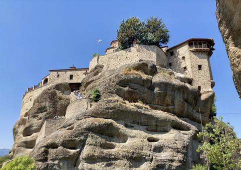 メテオラ メテオラ,ギリシャ,世界遺産の写真素材