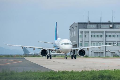 日本・米子鬼太郎空港の美しい風景 日本・米子鬼太郎空港の美しい風景 飛行機,航空機,旅客機の写真素材