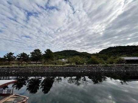 秋の宇治 宇治,秋,京都の写真素材