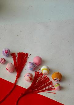 小さな彩りが迎える新しい春 正月,背景,正月飾りの写真素材