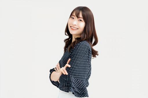 笑顔のビジネスウーマン 笑顔のビジネスウーマン 女性,笑顔,微笑むの写真素材