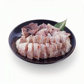 鯛ちりの材料 鯛ちりの材料 鯛ちり,鍋用,鯛ちり用の写真素材