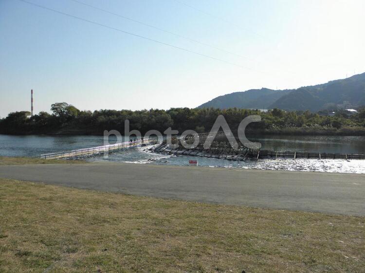 2013.11　延岡鮎やな やな,鮎,大瀬川の写真素材