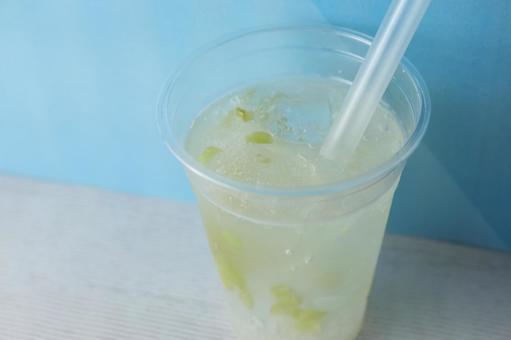 シャインマスカットのサイダー シャインマスカット,マスカット,サイダーの写真素材