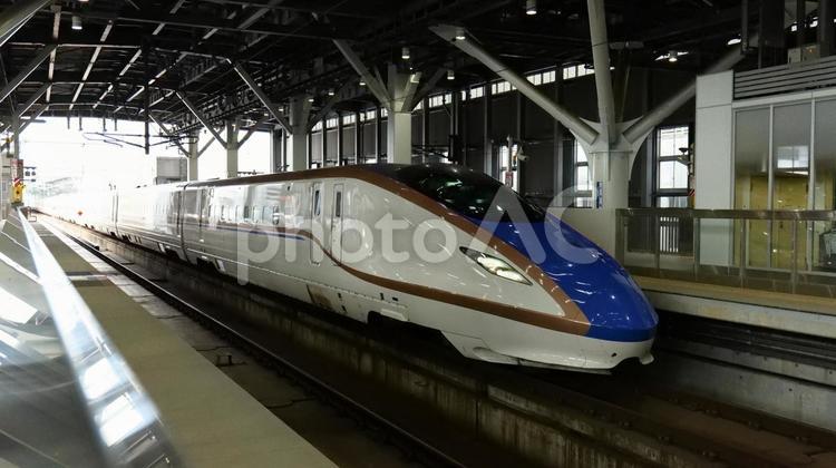 北陸新幹線　JR　新幹線　鉄道　電車 鉄道,電車,jrの写真素材