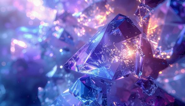 幻想的な結晶のクローズアップ 幻想的な結晶のクローズアップの写真