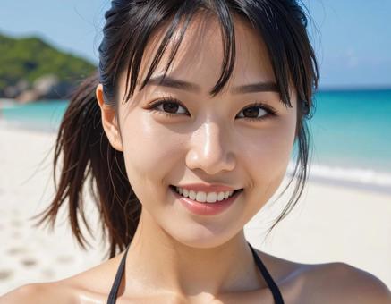 海に来ました 海に来ましたの写真
