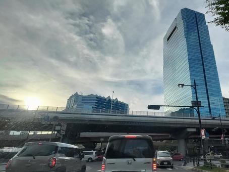 神戸の夕焼け 神戸の夕焼けの写真