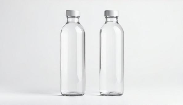 透明ボトル 透明ボトルの写真