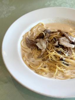 Mushroom cream pasta, JPG