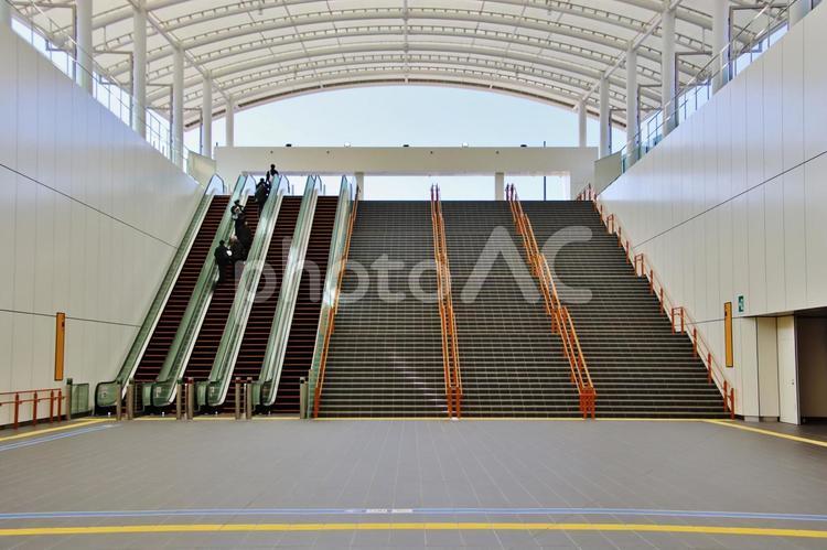夢洲駅（大阪万博会場最寄駅・大阪市） 夢洲駅,夢洲,2025の写真素材