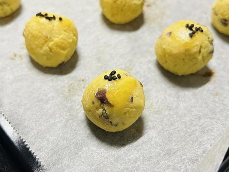 一口サイズのスイートポテト スイートポテト,さつまいも,スイーツの写真素材