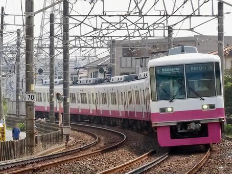 京成松戸線 8800形 新京成色 京成松戸線 8800形 新京成色の写真