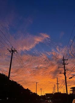 台風前の沖縄の空 台風前の沖縄の空 自然,晴れ,綺麗の写真素材