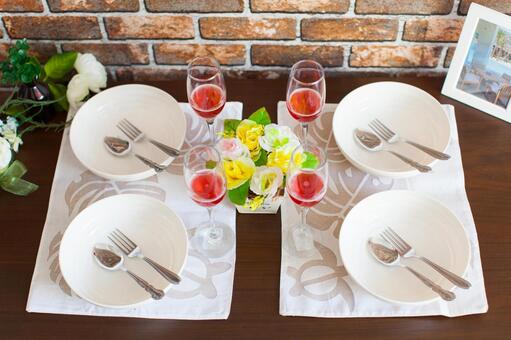 Interior with wine, wine, wine glass, sake, JPG