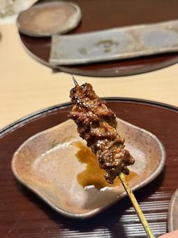 やきとり やきとり,タレ,鳥さとの写真素材