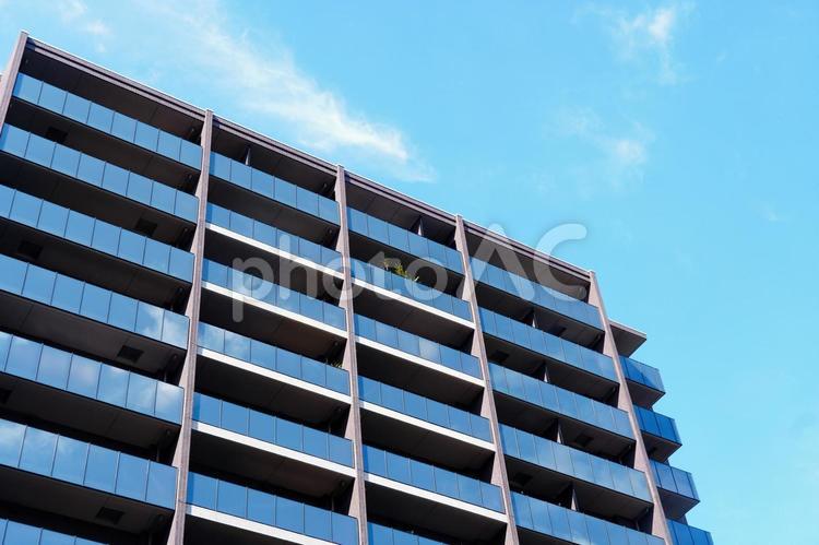 マンション　イメージ マンション,分譲,コピースペースの写真素材