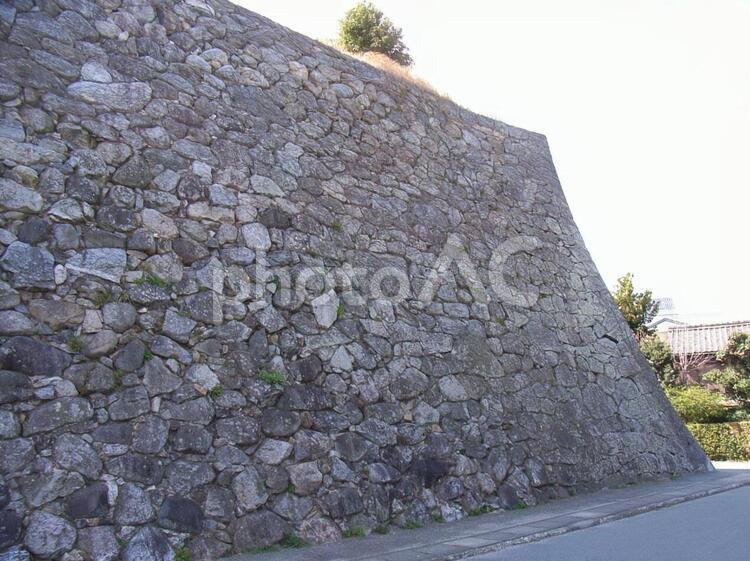 松阪城二の丸石垣 松阪城の写真素材