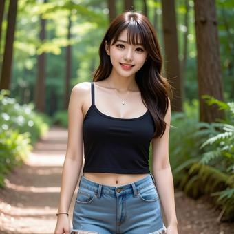 森の中を散歩 森の中を散歩の写真