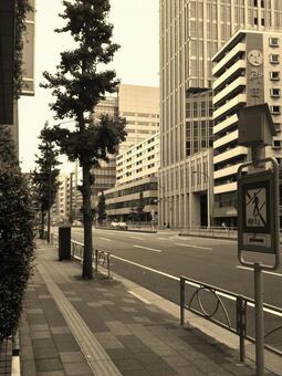 オフィス街の道.2 オフィス街の道.2の写真