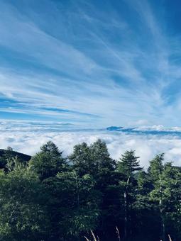早朝の絶景 風景,景色,夏の写真素材