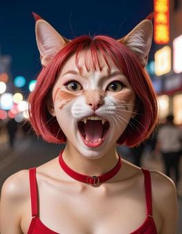 地雷系女子・猫コスの彼女「シャアァァ!」 地雷系女子・猫コスの彼女「シャアァァ!」の写真