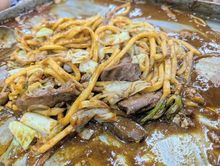 みそ焼きうどん みそ焼きうどんの写真