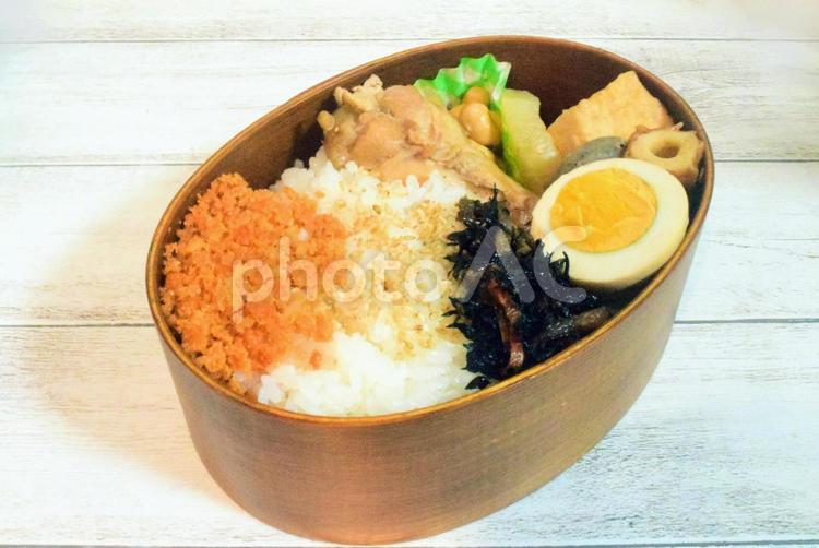 わっぱのおでん弁当 わっぱ,弁当,おでんの写真素材