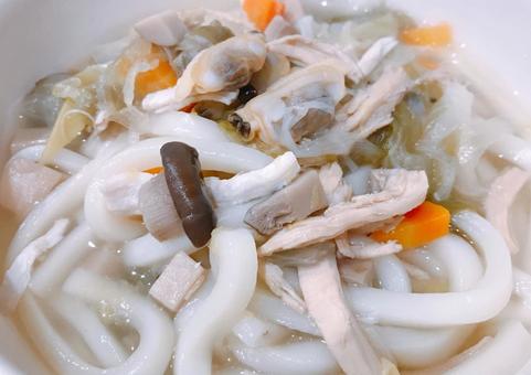 きのこうどん きのこうどん,しめじうどん,しめじの写真素材