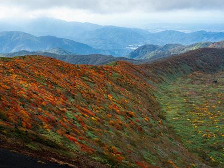 紅葉の秋田駒ケ岳 紅葉の秋田駒ケ岳の写真