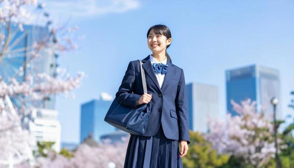 女子学生 女子学生の写真