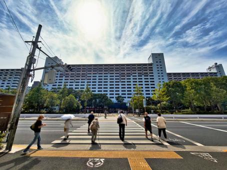 高島平団地A 日本,東京,高島平の写真素材