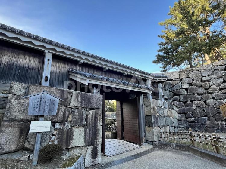 不明門(名古屋城) 名古屋城,不明門,城門の写真素材