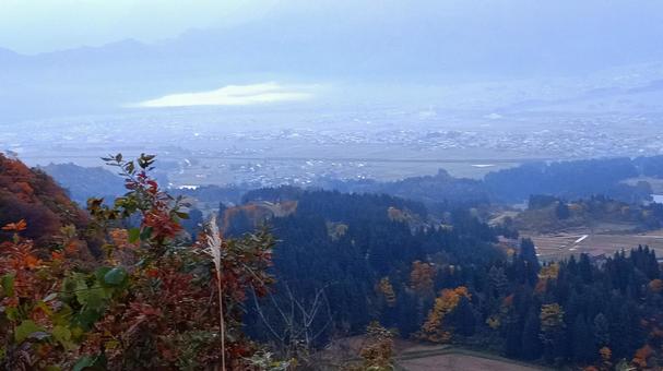 魚沼スカイラインの紅葉 紅葉,魚沼スカイライン,秋の写真素材