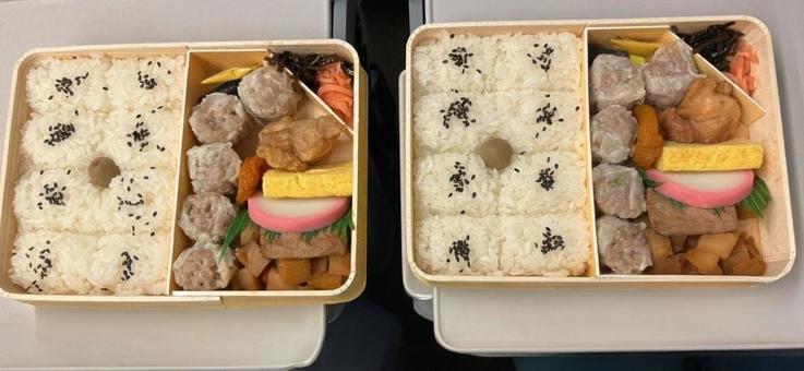 駅弁 駅弁,弁当,しゅうまい弁当の写真素材