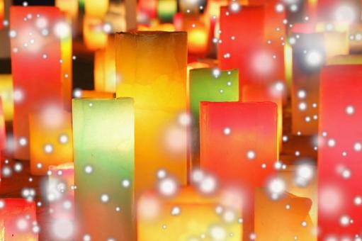 色とりどりなキャンドル 色とりどりなキャンドル キャンドル,カラフル,ロウソクの写真素材