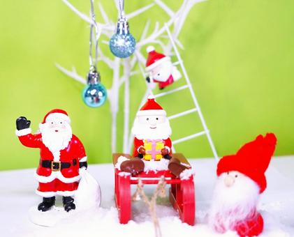 １２月だョ！全サンタ集合 クリスマス,サンタクロース,ソリの写真素材