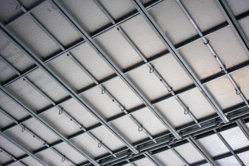 金属フレームと菱形テクスチャ 金属,メタル,スチールの写真素材