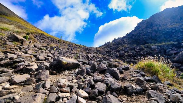 秋のすがもり越えの写真 九重,自然,風景の写真素材