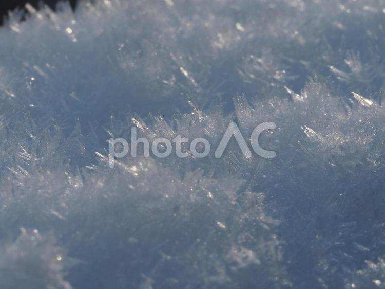 冬　雪の表面　アップ③ 冬,雪,氷の写真素材
