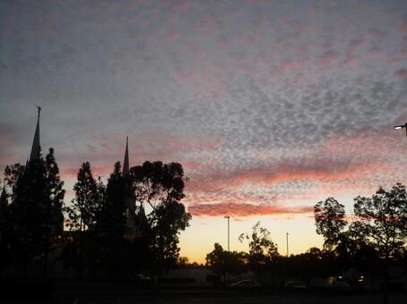夕焼け  夕焼け の写真