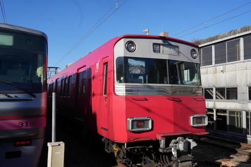 名鉄6000系 犬山検車場公開見学,名鉄,鉄道の写真素材