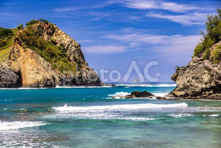 小笠原諸島・父島　コペペ海岸から望む風景 コペペ海岸,父島,小笠原諸島の写真素材