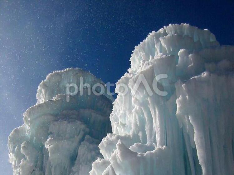 樹氷(人工) 氷,背景,壁紙の写真素材
