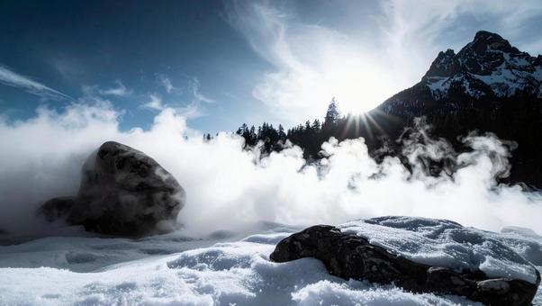 寒い日の放射冷却によるなにか 寒い日の放射冷却によるなにかの写真