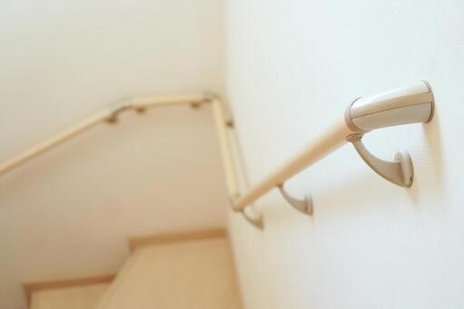 階段の手すり 階段,手すり,バリアフリーの写真素材