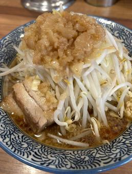 二郎系マシマシ 二郎系マシマシ 背徳感,背脂,野菜マシマシの写真素材
