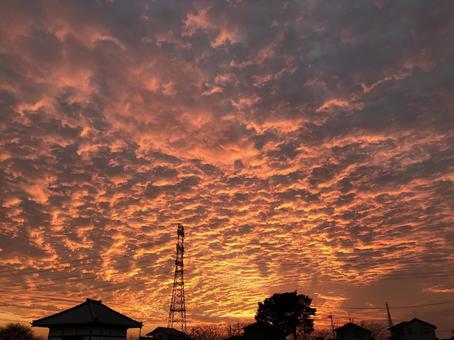 夕焼け 夕焼けの写真