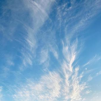 Photo, blue sky, sky, cloud, 